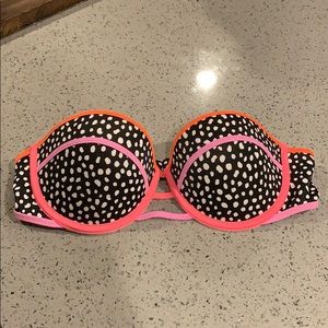 Strapless swimsuit top, Victoria’s Secret 36B